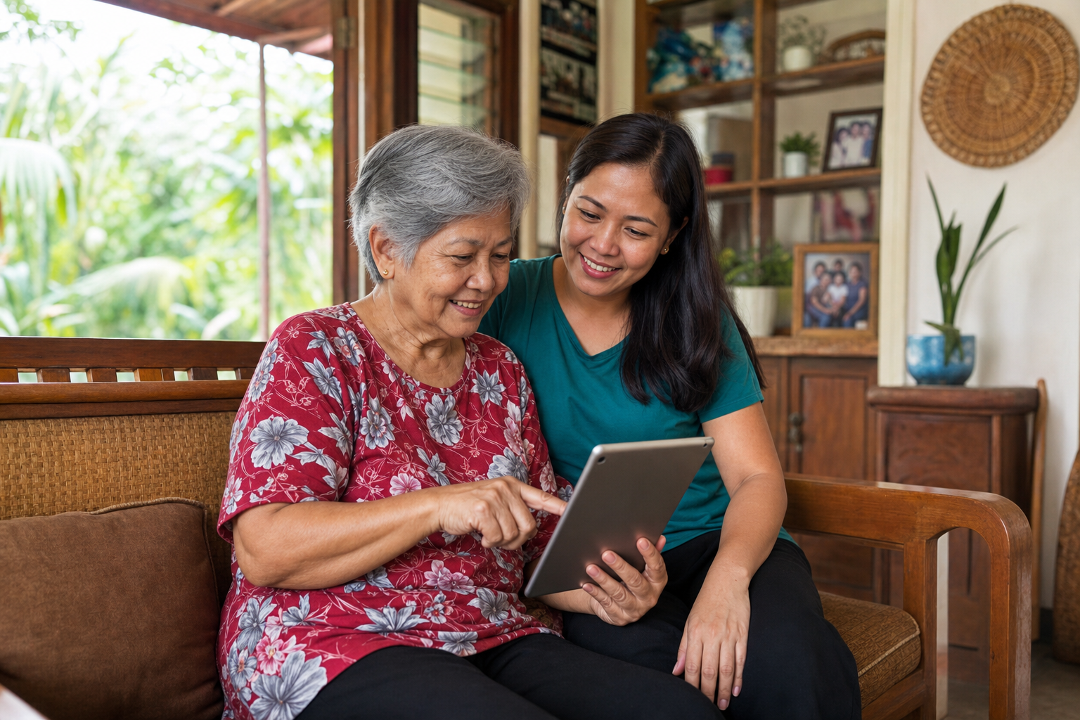 Filipino family using Localarm